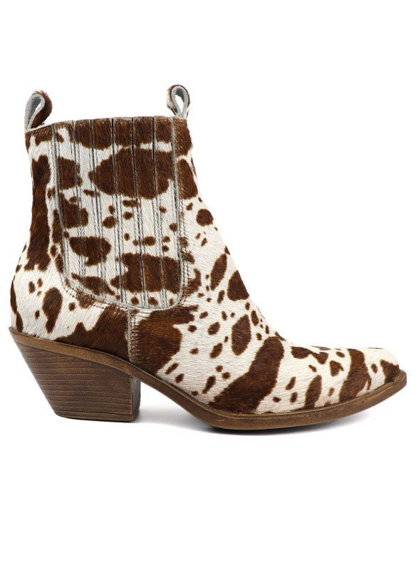 Western Leather Fashion Bootie