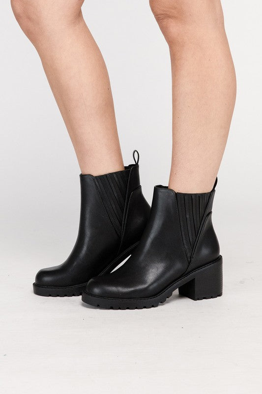 Black WISELY Ankle Bootie