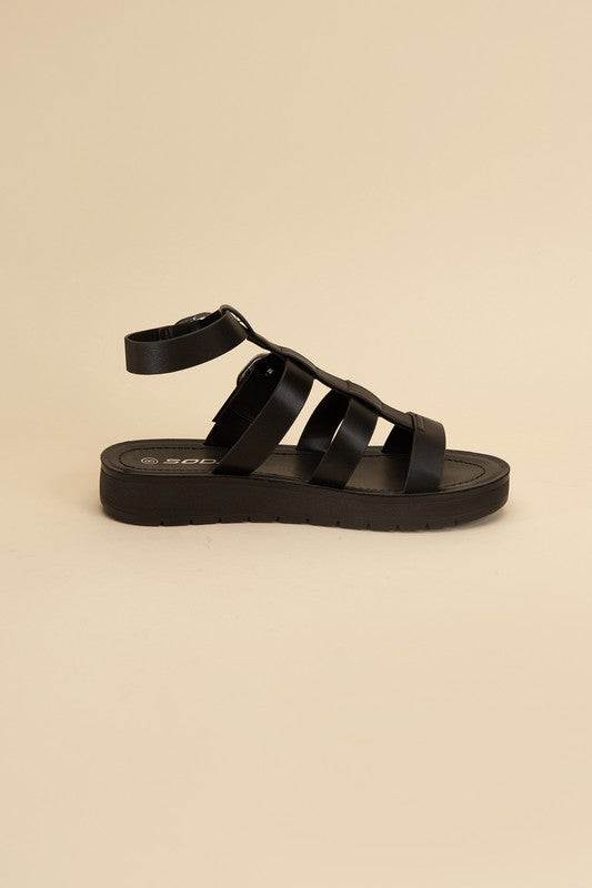 Black GLADIATOR SANDALS